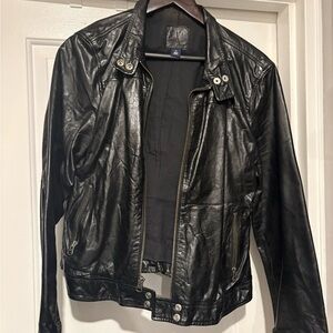 Women’s  Black Leather Jacket